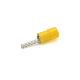 CAPOCORDA A PUNTALE TONDO, PREISOLATO IN PVC, GIALLO, PER CONDUTTORI IN RAME, P=14mm SEZIONE 4-6 mmq (Conf. da 100 Pz.) product photo Photo 01 2XS