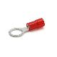 CAPOCORDA AD OCCHIELLO, PREISOLATO IN PVC, ROSSO, PER CONDUTTORI IN RAME, VITE 8mm SEZIONE 0,25-1,5 mmq (Conf. da 100 Pz.) product photo Photo 01 2XS