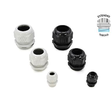 PRESSACAVO MAXIBLOCK, IN POLIAMMIDE PA6.6, CON FILETTO LUNGO, Pg11, IP68, GRIGIO RAL 7035 product photo Photo 02 3XL