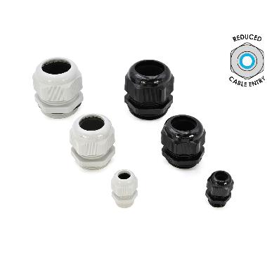 PRESSACAVO MAXIBLOCK, IN POLIAMMIDE PA6.6, CON RIDUZIONE DEL CAMPO DI SERRAGGIO, Pg7, IP68, GRIGIO RAL 7035 product photo Photo 01 3XL