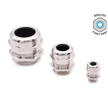 PRESSACAVO MAXIBRASS, IN OTTONE NICHELATO, CON RIDUZIONE DEL CAMPO DI SERRAGGIO, Pg11, IP68 product photo Photo 01 3XL