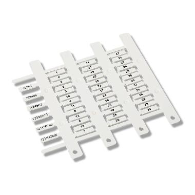 TARGHETTE SEGNACAVO, PER TUBETTI PM (Conf. da 2250 Pz.) product photo Photo 01 3XL