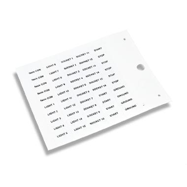 TARGHETTE PER COMPONENTI, PREFUSTELLATE, IN PVC RIGIDO (Conf. da 800 Pz.) product photo Photo 01 3XL