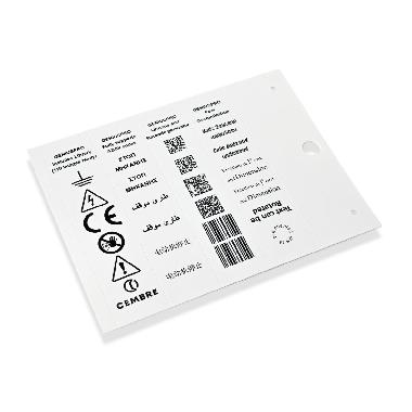 TARGHETTE PER CAVI E COMPONENTI, PREFUSTELLATE, IN PVC RIGIDO (Conf. da 1400 Pz.) product photo Photo 01 3XL