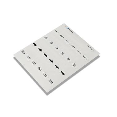 SEGNACAVO ADESIVI, SU SCHEDA, PREFUSTELLATI, IN POLIOLEFINA, PRIVO DI SILICONE, HALOGEN FREE, BIANCO, 15x15mm, CAVO DIAMETRO 6-10mm (Conf. da 600 Pz.) product photo Photo 01 3XL