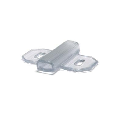 TUBETTI SEGNACAVO A FASCETTA, PER TARHETTE DA 4mm, IN PVC PLASTIFICATO (Conf. da 2000 Pz.) product photo Photo 01 3XL