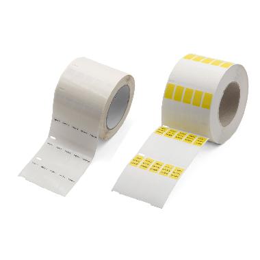 SEGN.KM ROTOLO AD.BIANCO 25X15 ØMAX.CAVO=14 (Conf. da 3000 Pz.) product photo Photo 01 3XL