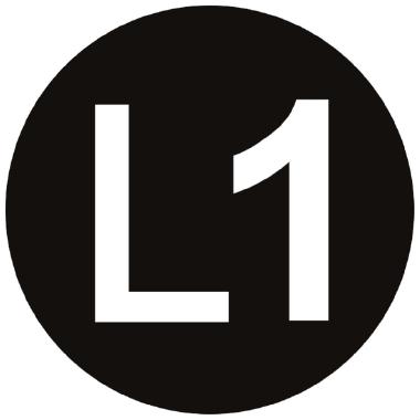 ETICHETTA ADESIVA PER APPARECCHIATURE CS-L1, SIMBOLO FASE 1, DIMENSIONE 20mm (Conf. da 90 Pz.) product photo Photo 01 3XL