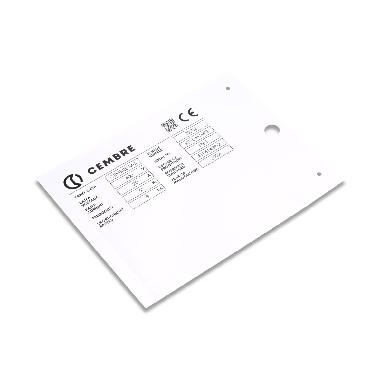 TARGHE QUADRO ADESIVE, PREFUSTELLATE, IN PVC RIGIDO (Conf. da 50 Pz.) product photo Photo 02 3XL