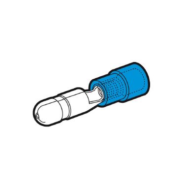 Innesto cilindrico maschio blu diam.5mm (Conf. da 100 Pz.) product photo Photo 01 3XL