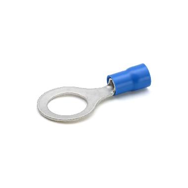 CAPOCORDA AD OCCHIELLO, PREISOLATO IN PVC, BLU, PER CONDUTTORI IN RAME, VITE 10mm SEZIONE 1,5-2,5 mmq (Conf. da 100 Pz.) product photo Photo 01 3XL