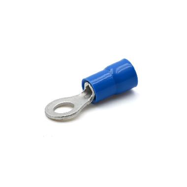 CAPOCORDA AD OCCHIELLO, PREISOLATO IN PVC, BLU, PER CONDUTTORI IN RAME, VITE 3mm SEZIONE 1,5-2,5 mmq (Conf. da 100 Pz.) product photo Photo 01 3XL