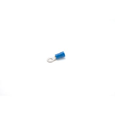 CAPOCORDA AD OCCHIELLO, PREISOLATO IN POLICARBONATO, BLU, PER CONDUTTORI IN RAME, HALOGEN FREE, VITE 4mm SEZIONE 1,5-2,5 mmq (Conf. da 100 Pz.) product photo Photo 01 3XL