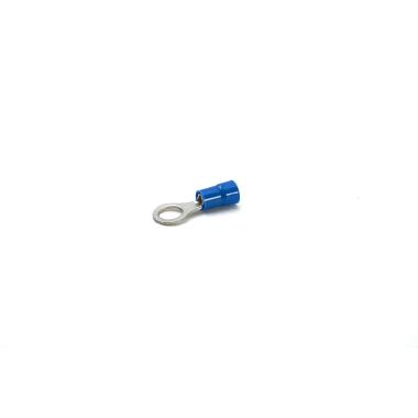 CAPOCORDA AD OCCHIELLO, PREISOLATO IN POLICARBONATO, BLU, PER CONDUTTORI IN RAME, HALOGEN FREE, VITE 6mm SEZIONE 1,5-2,5 mmq (Conf. da 100 Pz.) product photo Photo 01 3XL