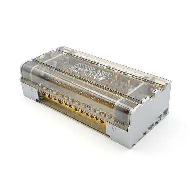 RIPARTITORE TETRAPOLARE SERIE DBLOCK, A SERRAGGIO DIRETTO, 125A 15 VIE SEZIONE INGRESSO 35mmq product photo Photo 01 3XL