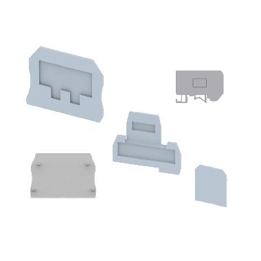 PIASTRINE TERMINALI, PER MORSETTI CON SERRAGGIO A VITE product photo Photo 01 3XL