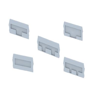 PIASTRINE TERMINALI, PER MORSETTI CON SERRAGGIO PUSH-IN product photo Photo 01 3XL