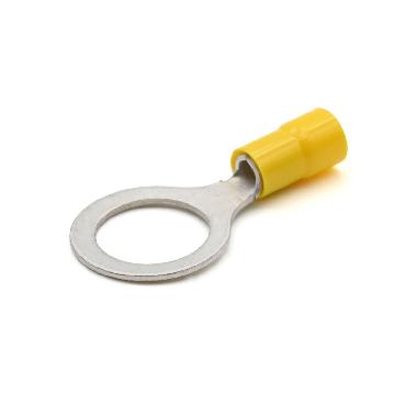CAPOCORDA AD OCCHIELLO, PREISOLATO IN PVC, GIALLO, PER CONDUTTORI IN RAME, VITE 16mm SEZIONE 4-6 mmq (Conf. da 100 Pz.) product photo Photo 01 3XL
