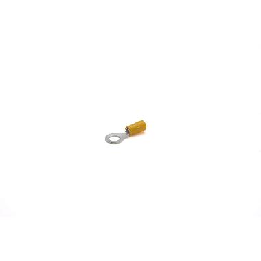 CAPOCORDA AD OCCHIELLO, PREISOLATO IN POLICARBONATO, GIALLO, PER CONDUTTORI IN RAME, HALOGEN FREE, VITE 8mm SEZIONE 4-6 mmq (Conf. da 100 Pz.) product photo Photo 01 3XL
