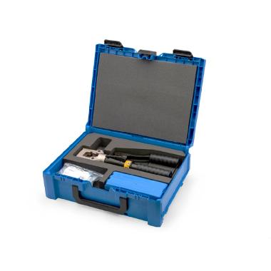 KIT COMPOSTO DA CRIMPATRICE OLEODINAMICA HT51 + SELEZIONE DI MATRICI product photo Photo 01 3XL