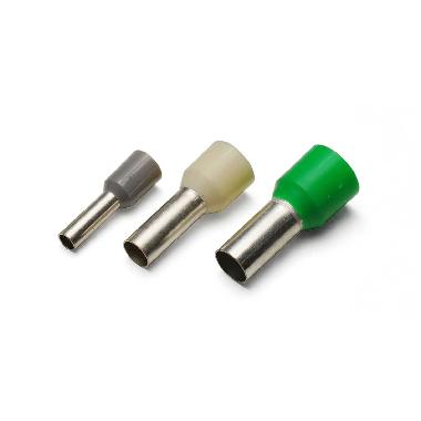 TUBETTO TERMINALE, PREISOLATO IN PA6, AVORIO, PER CONDUTTORI FLESSIBILI IN RAME, SEZIONE 10mmq P=12mm (Conf. da 100 Pz.) product photo Photo 02 3XL