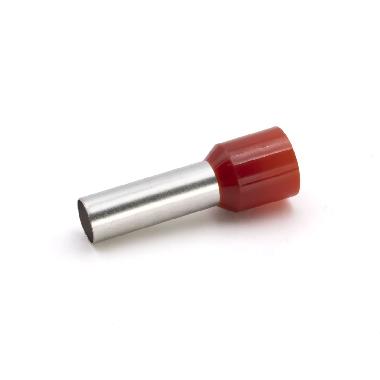 TUBETTO TERMINALE, PREISOLATO IN PA6, ROSSO, PER CONDUTTORI FLESSIBILI IN RAME, SEZIONE 35mmq P=16mm (Conf. da 50 Pz.) product photo Photo 01 3XL