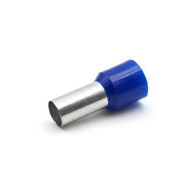 TUBETTO TERMINALE, PREISOLATO IN PA6, BLU, PER CONDUTTORI FLESSIBILI IN RAME, SEZIONE 50mmq P=20mm (Conf. da 50 Pz.) product photo Photo 01 3XL