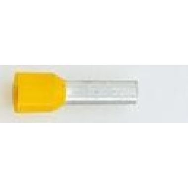 Tubetto isolato din sez.6mmq p=12mm giallo (Conf. da 100 Pz.) product photo Photo 01 3XL
