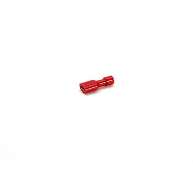 INNESTO FEMMINA ROSSO 6,35x0,8 TUTTO ISOL. (Conf. da 100 Pz.) product photo Photo 01 3XL