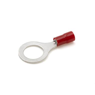 CAPOCORDA AD OCCHIELLO, PREISOLATO IN PVC, ROSSO, PER CONDUTTORI IN RAME, VITE 10mm SEZIONE 0,25-1,5 mmq (Conf. da 100 Pz.) product photo Photo 01 3XL