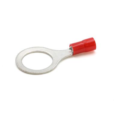 CAPOCORDA AD OCCHIELLO, PREISOLATO IN PVC, ROSSO, PER CONDUTTORI IN RAME, VITE 12mm SEZIONE 0,25-1,5 mmq (Conf. da 100 Pz.) product photo Photo 01 3XL