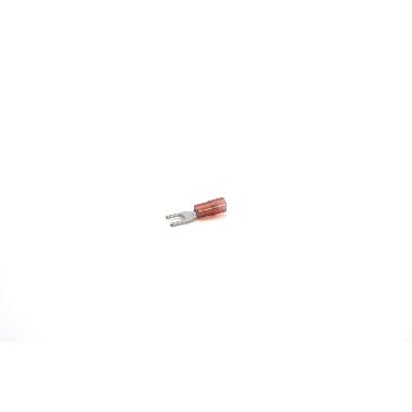 CAPOCORDA A FORCELLA RINFORZATO ANTIVIBRANTE, PREISOLATO IN PA6.6, ROSSO, PER CONDUTTORI IN RAME, HALOGEN FREE, SEZIONE 0,25-1,5mmq VITE 3mm (Conf. da 100 Pz.) product photo Photo 01 3XL