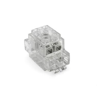 MORSETTIERA UNIPOLARE, A SERRAGGIO INDIRETTO, CON ATTACCO GUIDA DIN, 4 VIE SEZIONE NOMINALE 16mmq (Conf. da 10 Pz.) product photo Photo 01 3XL