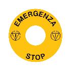 ETICH.WSE DI EMERG.X PULS.DA 22,5 MM-DIM.60 (Conf. da 10 Pz.) product photo