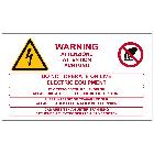 ETICH.VS-I114 PER IMP.ELETTR.70X120 MM. (Conf. da 10 Pz.) product photo