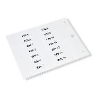 TARGHETTA ADESIVA PER COMPONENTI, PREFUSTELLATA, IN PVC RIGIDO, 20x40mm, GIALLO PVC10050YE (Conf. da 1375 Pz.) product photo