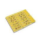 TARGHETTE SEGNACAVO CON FISSAGGIO A FASCETTA, PREFUSTELLATE, IN POLICARBONATO, SENZA TUBETTI, HALOGEN FREE, 13x57mm, BIANCO 10050WH (Conf. da 700 Pz.) product photo