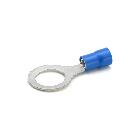 CAPOCORDA AD OCCHIELLO, PREISOLATO IN PVC, BLU, PER CONDUTTORI IN RAME, VITE 10mm SEZIONE 1,5-2,5 mmq (Conf. da 100 Pz.) product photo