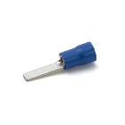 CAPOCORDA A PUNTALE PIATTO, PREISOLATO IN PVC, BLU, PER CONDUTTORI IN RAME, P=12,8X3,5mm SEZIONE 1,5-2,5 mmq (Conf. da 100 Pz.) product photo