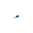 CAPOCORDA A FORCELLA, PREISOLATO IN PVC, BLU, PER CONDUTTORI IN RAME, VITE 4mm SEZIONE 1,5-2,5 mmq (Conf. da 100 Pz.) product photo