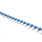 CAPOCORDA CONCATENATO AD OCCHIELLO, PREISOLATO IN POLICARBONATO, BLU, PER CONDUTTORI IN RAME, HALOGEN FREE, VITE 6mm SEZIONE 1,5-2,5 mmq (Conf. da 1750 Pz.) product photo