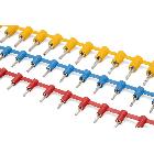 CAPOCORDA CONCATENATO A PUNTALE TONDO, PREISOLATO IN POLICARBONATO, BLU, PER CONDUTTORI IN RAME, HALOGEN FREE, P=8mm SEZIONE 1,5-2,5 mmq product photo