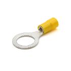CAPOCORDA AD OCCHIELLO, PREISOLATO IN PVC, GIALLO, PER CONDUTTORI IN RAME, VITE 12mm SEZIONE 4-6 mmq (Conf. da 100 Pz.) product photo