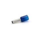 TUBETTO TERMINALE, PREISOLATO IN PA6, BLU, PER CONDUTTORI FLESSIBILI IN RAME, SEZIONE 2,5mmq P=18mm (Conf. da 500 Pz.) product photo
