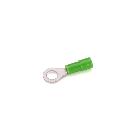 CAPOCORDA AD OCCHIELLO, PREISOLATO IN POLICARBONATO, VERDE, PER CONDUTTORI IN RAME, HALOGEN FREE, VITE 4mm SEZIONE 0,2-0,5 mmq (Conf. da 100 Pz.) product photo