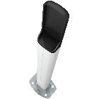 COLONNINA IN PVC RAL 9006 H = 500 mm product photo