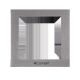 Telaio 1 Modulo Serie Ikall, Cornice Silver product photo Photo 01 2XS