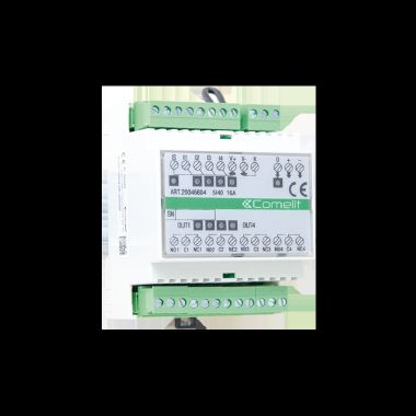 MODULO SIMPLEHOME 5 INGRESSI 4 USCITE 16A SU DIN (5I4O16A) product photo Photo 01 3XL