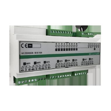 MODULO SIMPLEHOME 9 INGRESSI 8 USCITE 16A SU DIN (9I8O16A) product photo Photo 01 3XL