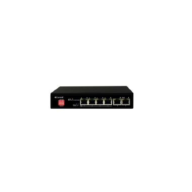 Switch Poe, 4 Port+2Ge Uplink, External Ps product photo Photo 01 3XL